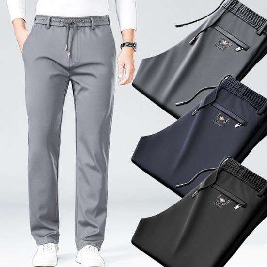 COMBO OF 2 MEN'S SPORTS REGULAR FIT COOL PANTS WITH TWO SIDE POCKETS ( BLACK + GREY )